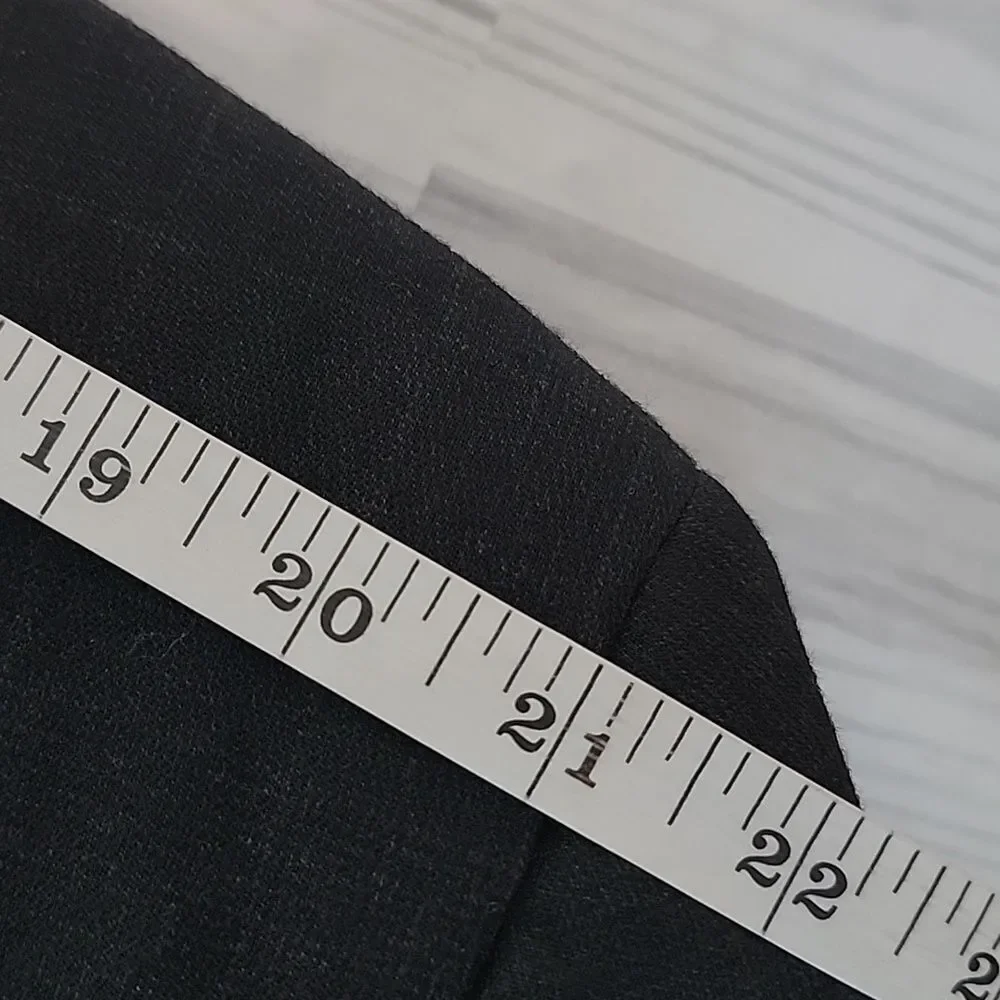 Burt Pulitzer Collection Suit Jacket - Dark Slate Grey Checkered Mens Size 42R
